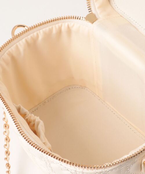 ハート柄 キルティング バニティ バッグ le reve vaniller