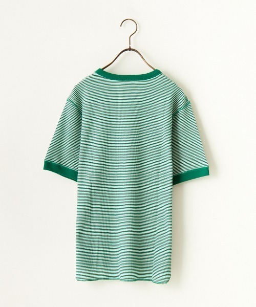 Healthknit（ヘルスニット）の「[HEALTHKNIT/ヘルスニット] 別注 クルーネック ワッフル ショートスリーブカットソー（Tシャツ/カットソー・レディース・ホワイト/グリーン/レッド/ブラック・F）」の9枚目の写真