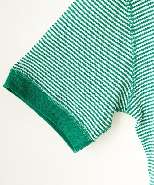 Healthknit（ヘルスニット）の「[HEALTHKNIT/ヘルスニット] 別注 クルーネック ワッフル ショートスリーブカットソー（Tシャツ/カットソー・レディース・ホワイト/グリーン/レッド/ブラック・F）」の11枚目の写真