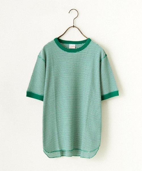 Healthknit（ヘルスニット）の「[HEALTHKNIT/ヘルスニット] 別注 クルーネック ワッフル ショートスリーブカットソー（Tシャツ/カットソー・レディース・ホワイト/グリーン/レッド/ブラック・F）」の8枚目の写真
