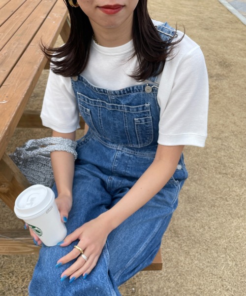 Healthknit（ヘルスニット）の「[HEALTHKNIT/ヘルスニット] 別注 クルーネック ワッフル ショートスリーブカットソー（Tシャツ/カットソー・レディース・ホワイト/グリーン/レッド/ブラック・F）」の16枚目の写真