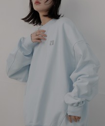 LIAN | ロゴ刺繍オーバースウェット(スウェット)