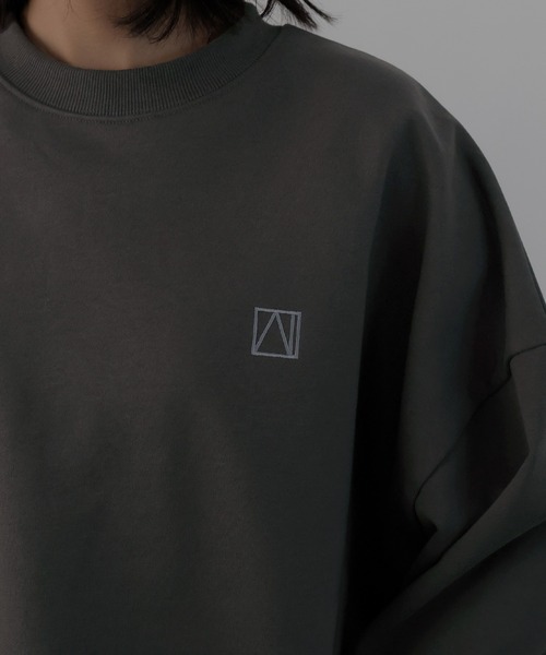 ロゴ刺繍オーバースウェット（スウェット）｜LIAN（リアン）
