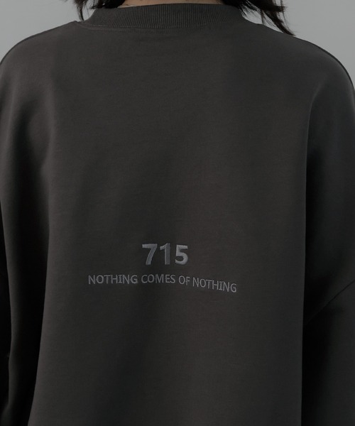 ロゴ刺繍オーバースウェット（スウェット）｜LIAN（リアン）