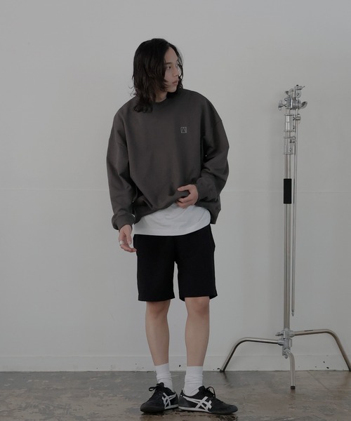 ロゴ刺繍オーバースウェット（スウェット）｜LIAN（リアン）