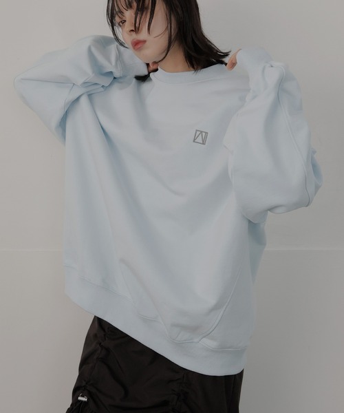 ロゴ刺繍オーバースウェット（スウェット）｜LIAN（リアン）