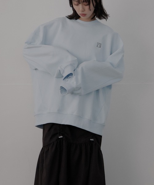 ロゴ刺繍オーバースウェット（スウェット）｜LIAN（リアン）