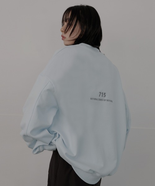 ロゴ刺繍オーバースウェット（スウェット）｜LIAN（リアン）