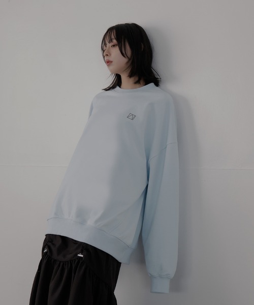 ロゴ刺繍オーバースウェット（スウェット）｜LIAN（リアン）