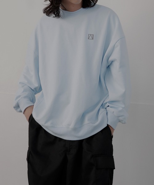 ロゴ刺繍オーバースウェット（スウェット）｜LIAN（リアン）