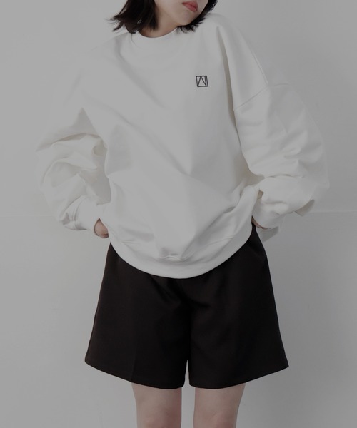 ロゴ刺繍オーバースウェット（スウェット）｜LIAN（リアン）