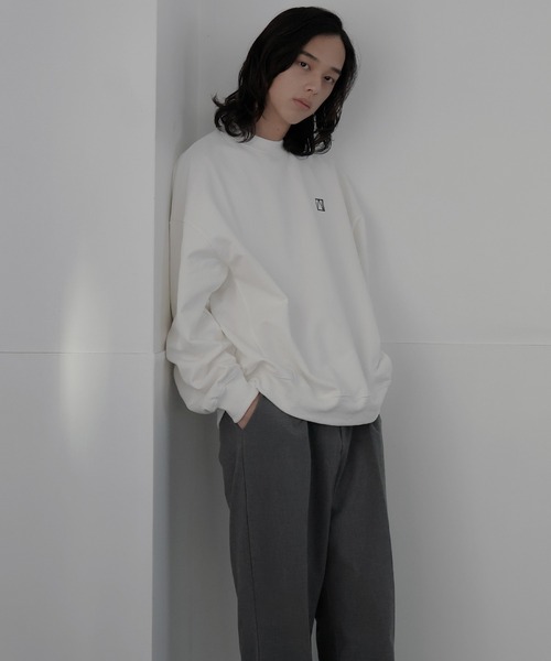 ロゴ刺繍オーバースウェット（スウェット）｜LIAN（リアン）