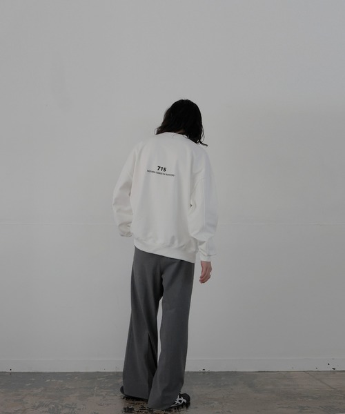 ロゴ刺繍オーバースウェット（スウェット）｜LIAN（リアン）