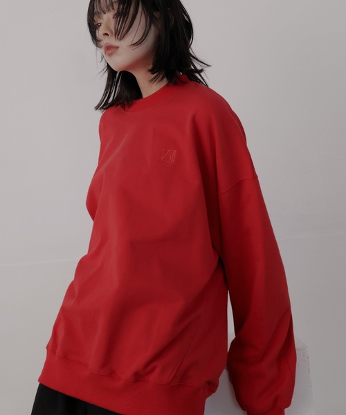 ロゴ刺繍オーバースウェット（スウェット）｜LIAN（リアン）