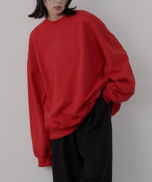 ロゴ刺繍オーバースウェット（スウェット）｜LIAN（リアン）