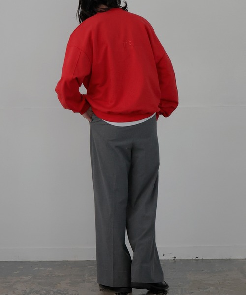 ロゴ刺繍オーバースウェット（スウェット）｜LIAN（リアン）