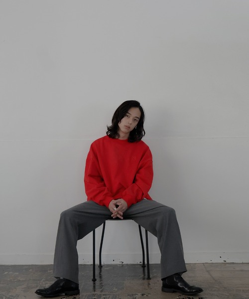 ロゴ刺繍オーバースウェット（スウェット）｜LIAN（リアン）