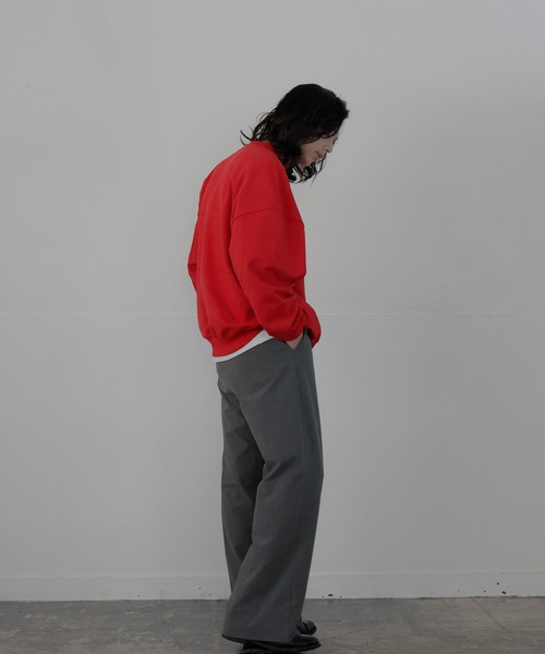 ロゴ刺繍オーバースウェット（スウェット）｜LIAN（リアン）