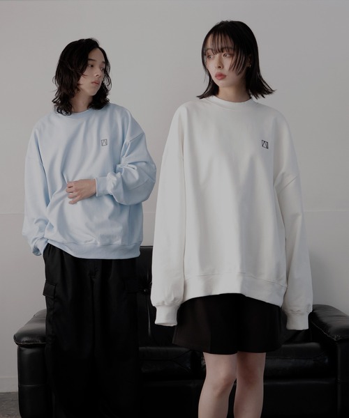 ロゴ刺繍オーバースウェット（スウェット）｜LIAN（リアン）