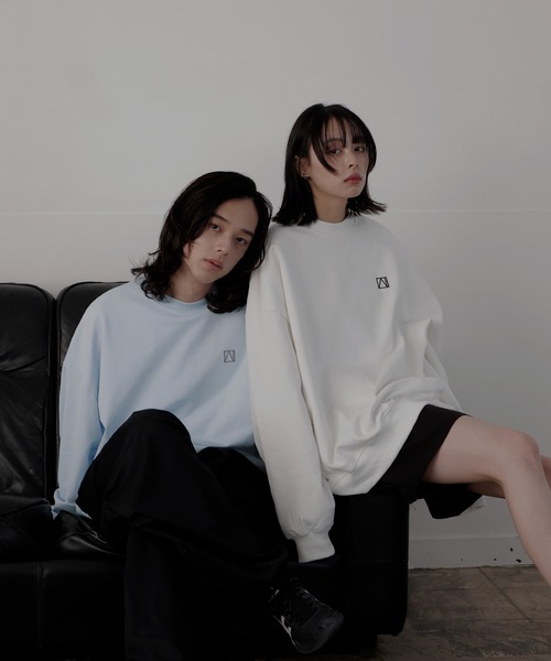 ロゴ刺繍オーバースウェット（スウェット）｜LIAN（リアン）