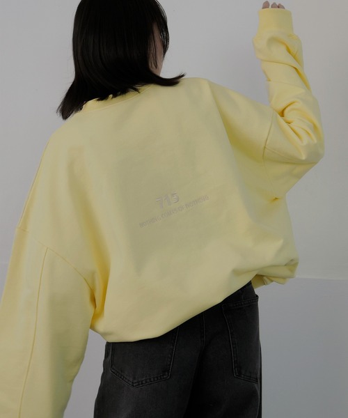 ロゴ刺繍オーバースウェット（スウェット）｜LIAN（リアン）