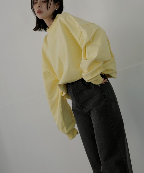 ロゴ刺繍オーバースウェット（スウェット）｜LIAN（リアン）