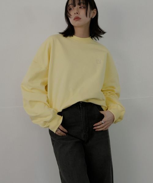 ロゴ刺繍オーバースウェット（スウェット）｜LIAN（リアン）