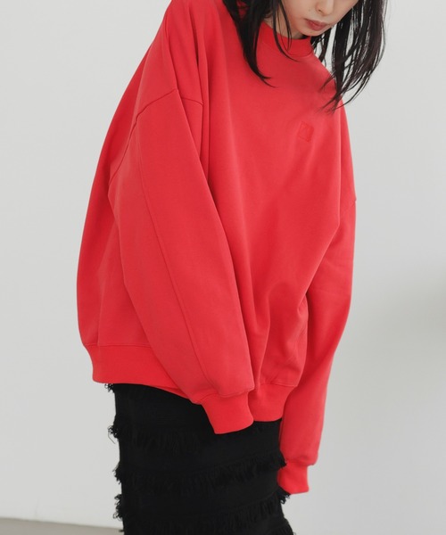 ロゴ刺繍オーバースウェット（スウェット）｜LIAN（リアン）