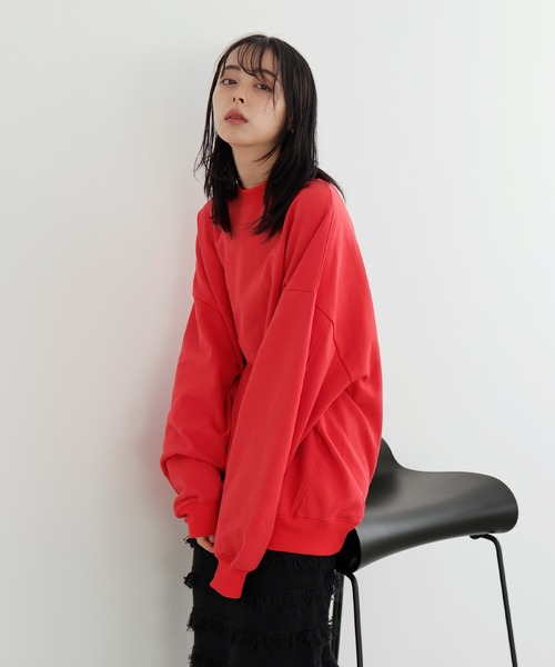 ロゴ刺繍オーバースウェット（スウェット）｜LIAN（リアン）