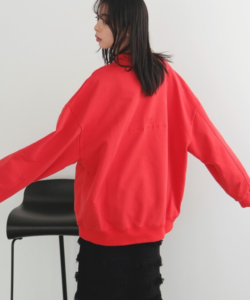 ロゴ刺繍オーバースウェット（スウェット）｜LIAN（リアン）
