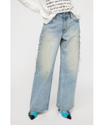 LAGUA GEM | SIDE LACE UP LOOSEY デニム(デニムパンツ)