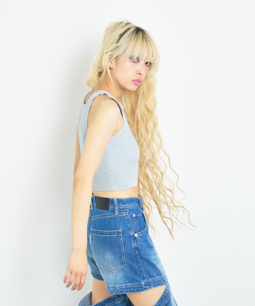 ANNA SUI NYC（アナ スイ エヌ ワイ シー）の「ANNA SUI NYC グリッターニットタンクトップ（タンクトップ・レディース・ピンク/シルバー/ブルー/ブラック・FREE）」の13枚目の写真