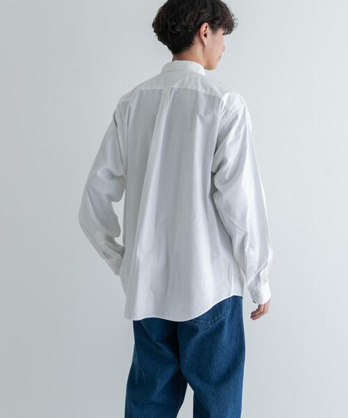 FORK&SPOON（フォークアンドスプーン）の「FORK&SPOON　スナップボタンシャツ（シャツ/ブラウス・メンズ・ストライプ/チャコールグレー/オフホワイト・5/4）」の18枚目の写真