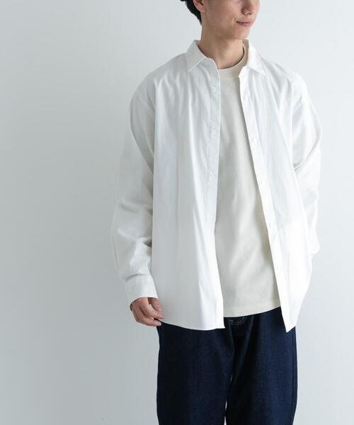 FORK&SPOON（フォークアンドスプーン）の「FORK&SPOON　スナップボタンシャツ（シャツ/ブラウス・メンズ・ストライプ/チャコールグレー/オフホワイト・5/4）」の21枚目の写真