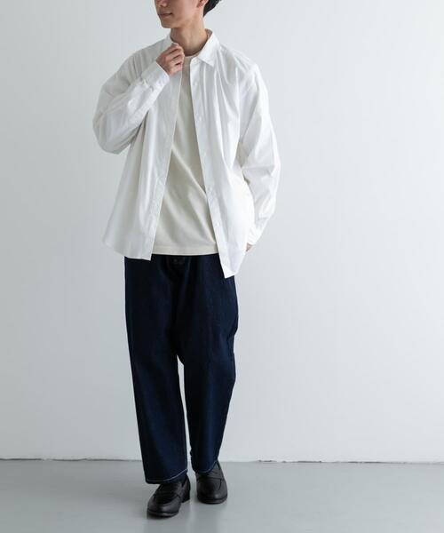 FORK&SPOON（フォークアンドスプーン）の「FORK&SPOON　スナップボタンシャツ（シャツ/ブラウス・メンズ・ストライプ/チャコールグレー/オフホワイト・5/4）」の11枚目の写真