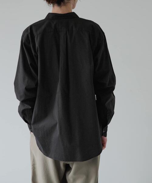 FORK&SPOON（フォークアンドスプーン）の「FORK&SPOON　スナップボタンシャツ（シャツ/ブラウス・メンズ・ストライプ/チャコールグレー/オフホワイト・5/4）」の16枚目の写真