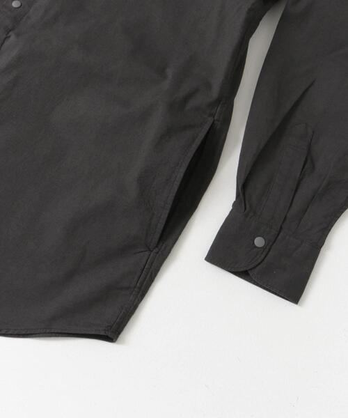 FORK&SPOON（フォークアンドスプーン）の「FORK&SPOON　スナップボタンシャツ（シャツ/ブラウス・メンズ・ストライプ/チャコールグレー/オフホワイト・5/4）」の5枚目の写真