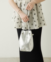 marco masi | marco masi/レザー巾着バッグ(ショルダーバッグ)