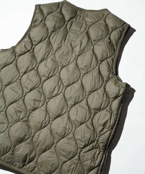 TAION / タイオン MILITARY V-NECK W ZIP VEST (TAION-001ALSZML-1