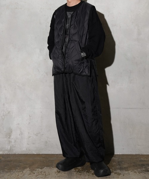 TAION（タイオン）の「TAION / タイオン MILITARY V-NECK W ZIP VEST (TAION-001ALSZML-1) ミリタリー Vネック Wジップ ダウンベスト ソフトシェル（ベスト・メンズ・ブラック/オリーブ/オフホワイト/ダークネイビー/カモフラージュ・MEDIUM/LARGE/X-LARGE/XX-LARGE/SMALL）」の13枚目の写真