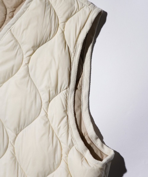 TAION（タイオン）の「TAION / タイオン MILITARY V-NECK W ZIP VEST (TAION-001ALSZML-1) ミリタリー Vネック Wジップ ダウンベスト ソフトシェル（ベスト・メンズ・ブラック/オリーブ/オフホワイト/ダークネイビー/カモフラージュ・MEDIUM/LARGE/X-LARGE/XX-LARGE/SMALL）」の19枚目の写真