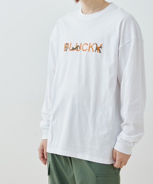 セール】j.n.r.d/エシカル刺繍ロングスリーブTシャツ（Tシャツ