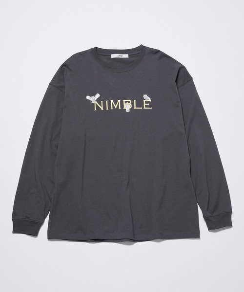 JUNRED(ジュンレッド)の「エシカル刺繍ロングスリーブTシャツ(Tシャツ/カットソー・メンズ・ライトグリーン/ホワイト/チャコールグレー・M/L/LL)」の18枚目の写真