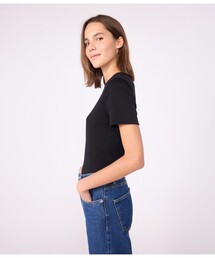 PETIT BATEAU（プチバトー）の「クルーネック半袖Ｔシャツ（Tシャツ/カットソー）」