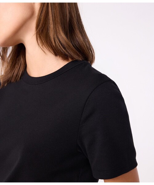 プチバトー　　新品未使用品　ネイビー 半袖Tシャツ Mサイズ PETIT BATEAU - PETIT BATEAU プチバトー 半袖 カットソー sizeS