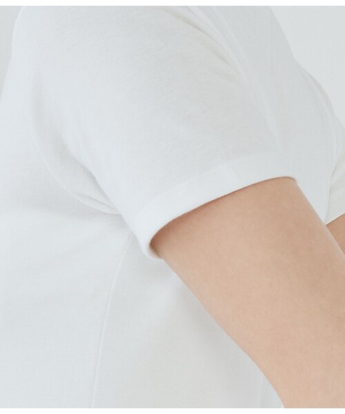 PETIT BATEAU（プチバトー）の「クルーネック半袖Ｔシャツ（Tシャツ/カットソー・レディース・ネイビー/ホワイト/ブラック・MEDIUM/XX-SMALL/SMALL/X-SMALL/LARGE）」の12枚目の写真