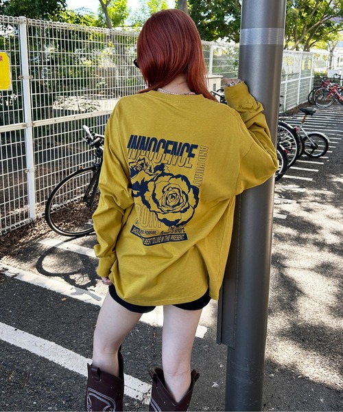 セール】アソートカラーバックプリントロンT（Tシャツ