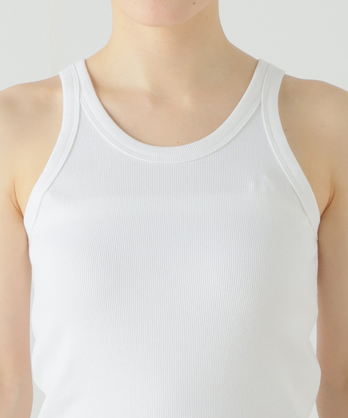 AP STUDIO(エーピーストゥディオ)の「リブタンク(タンクトップ・レディース・ホワイト/ブラック・FREE)」の16枚目の写真