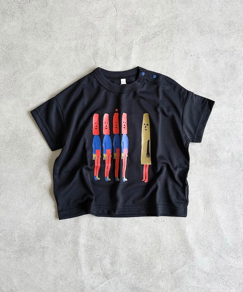 HOGAN RANCH WEAR（ホーガンランチウエア）の「【超吸水速乾】イラストT（kids/XS～LL）（Tシャツ/カットソー・キッズ・オフホワイト/ブルー/ブラック/ピンク/グリーン/ブラウン・XS/S/M/L/LL）」の10枚目の写真