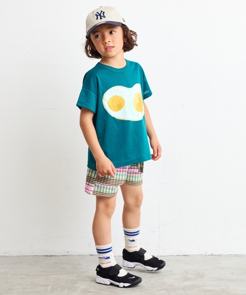 HOGAN RANCH WEAR（ホーガンランチウエア）の「【超吸水速乾】イラストT（kids/XS～LL）（Tシャツ/カットソー・キッズ・オフホワイト/ブルー/ブラック/ピンク/グリーン/ブラウン・XS/S/M/L/LL）」の16枚目の写真
